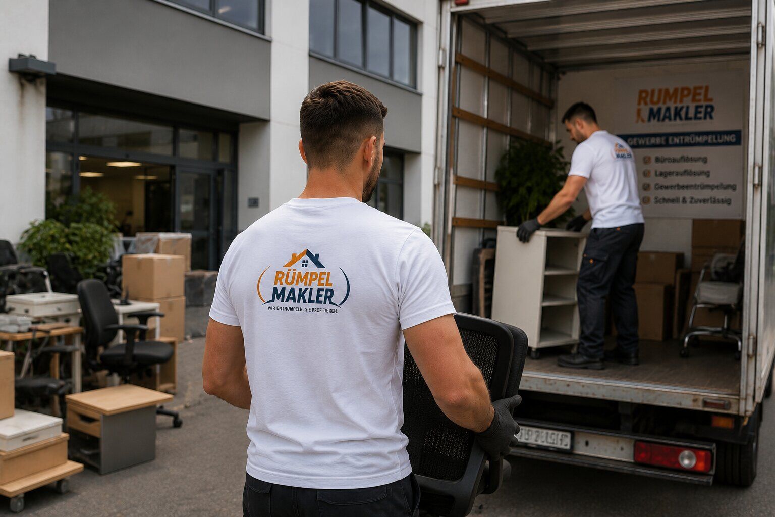 Gewerbeauflösung, Büro, Lager und Produktionsflächen termingerecht geräumt